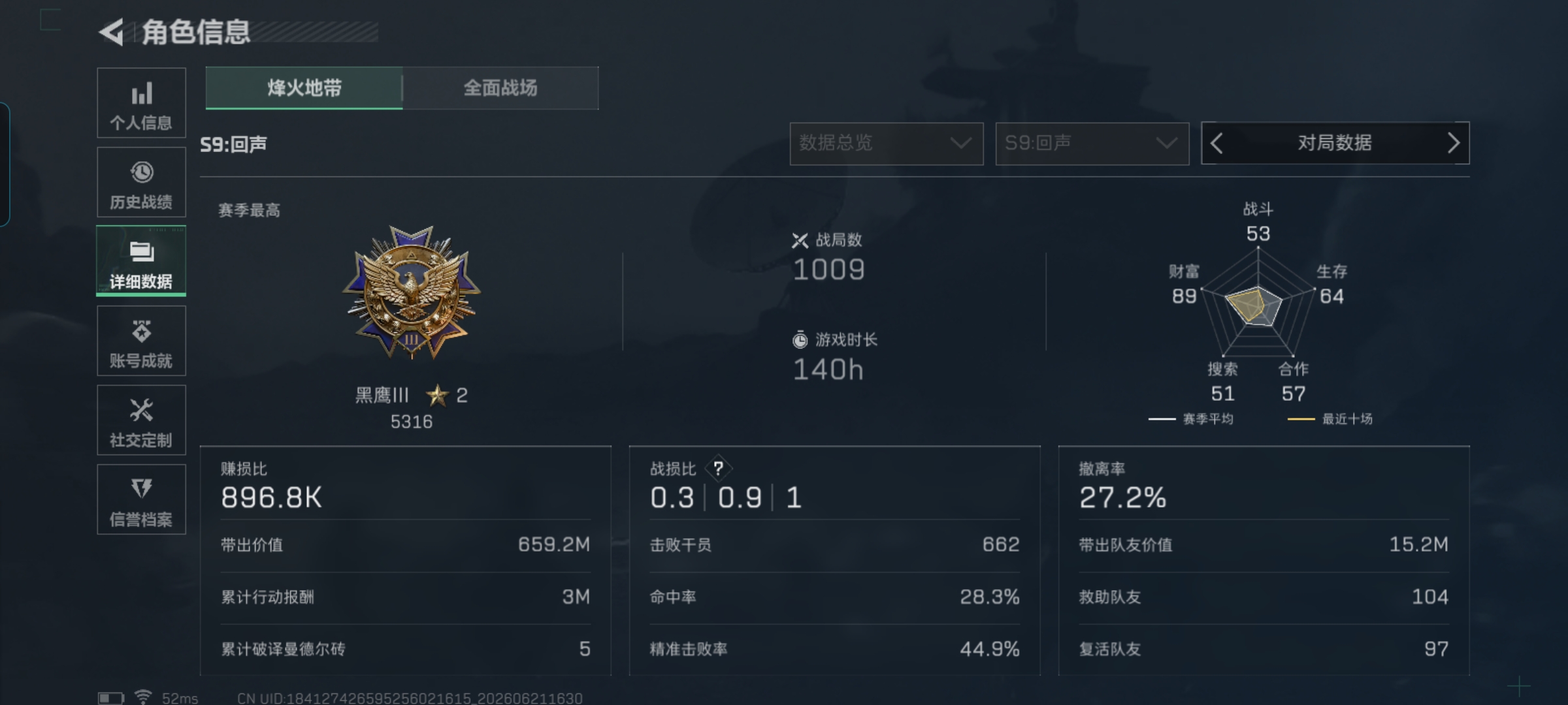 SJZQM4166738三角洲行动账号详情图4 SJZQM4166738三角洲行动账号详情图4