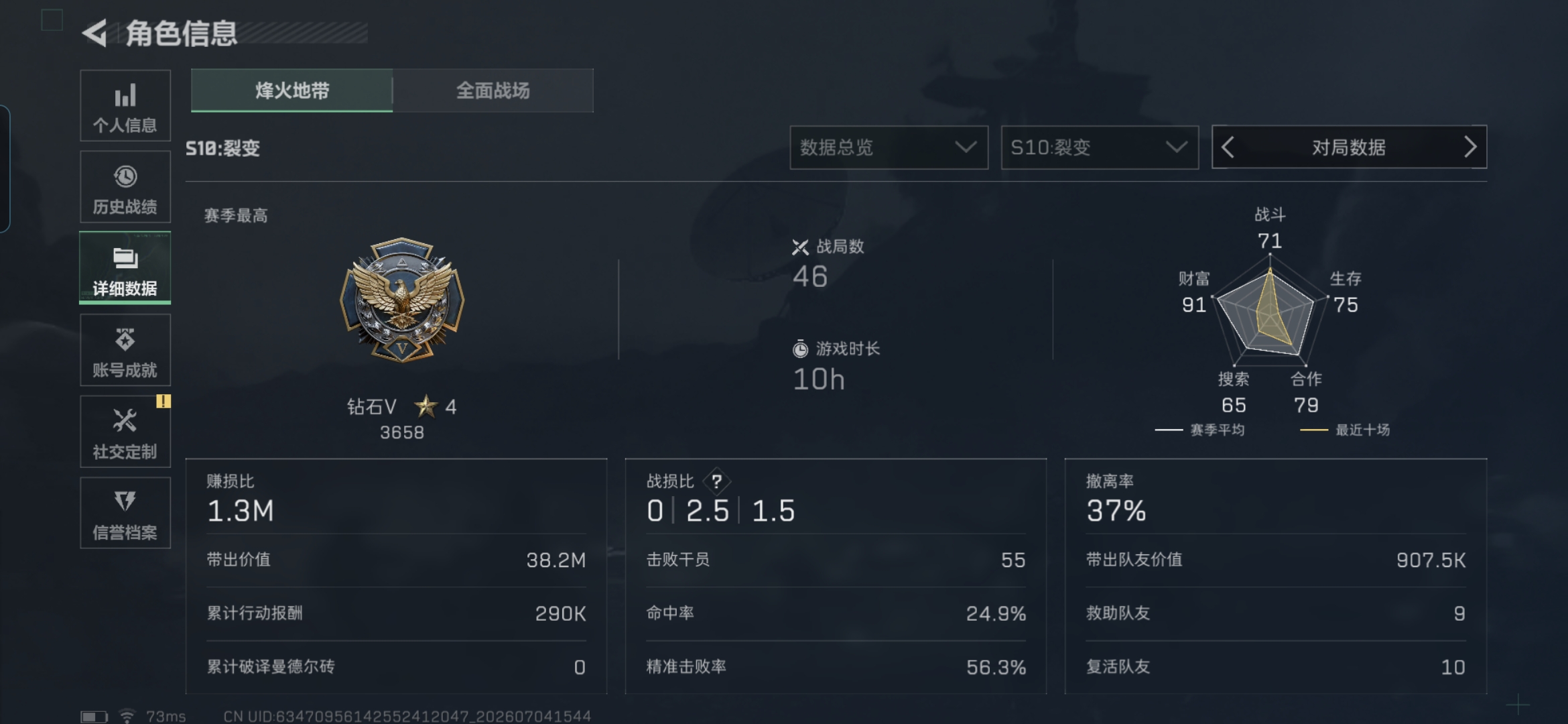 SJZQM4184265三角洲行动账号详情图4