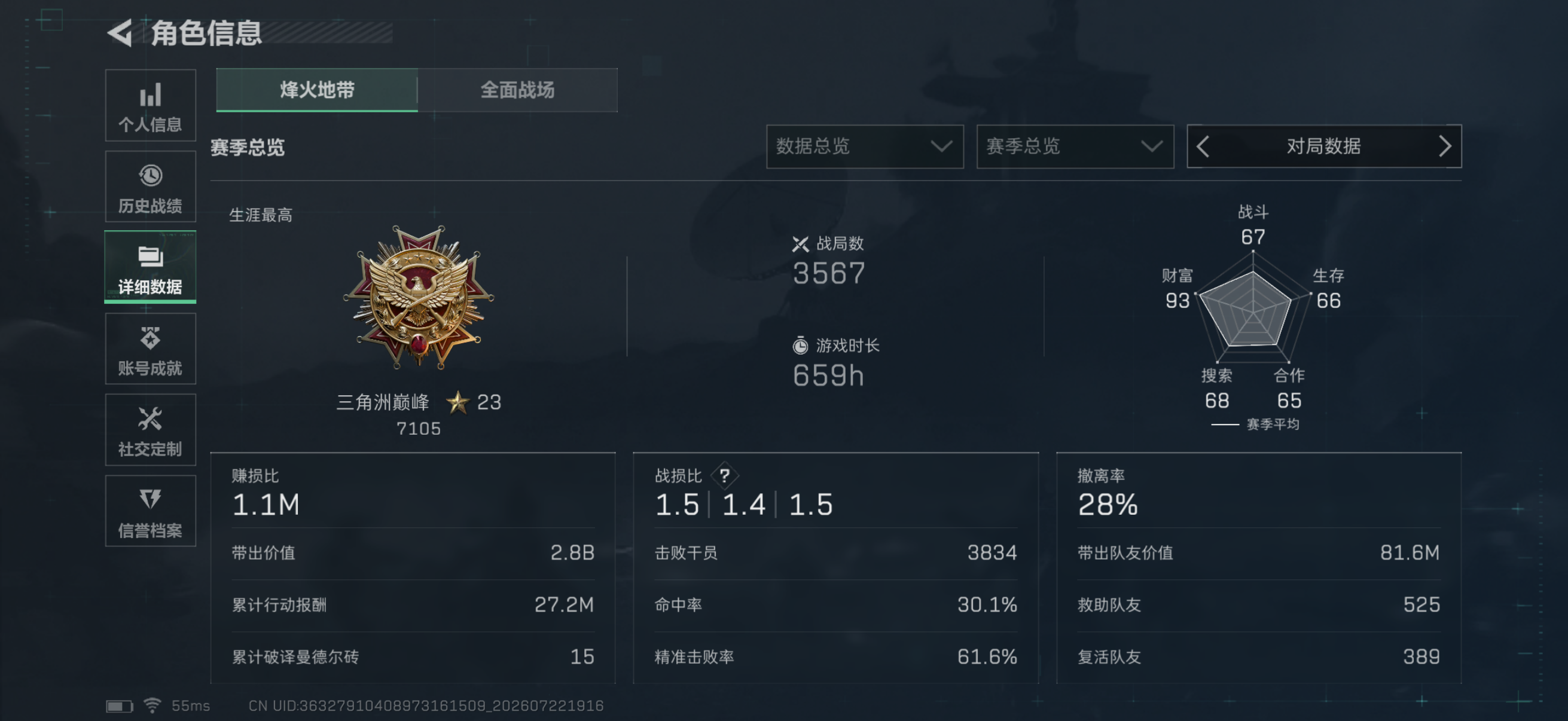 SJZQM4209261三角洲行动账号详情图6 SJZQM4209261三角洲行动账号详情图6