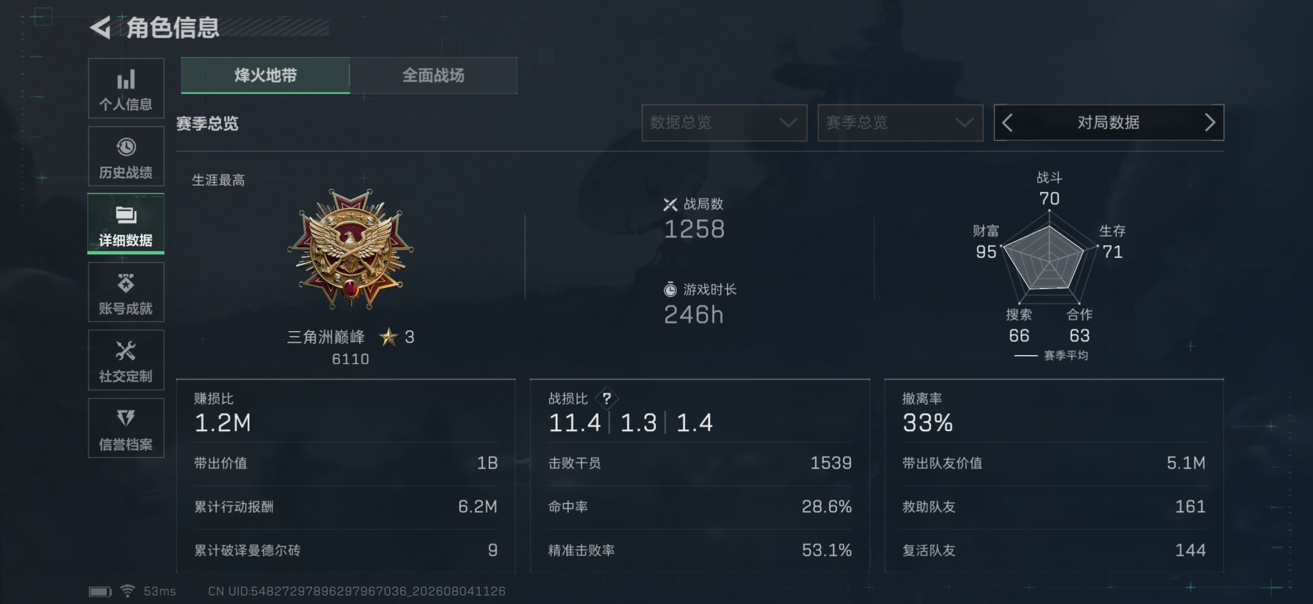 SJZQM4224696三角洲行动账号详情图4 SJZQM4224696三角洲行动账号详情图4