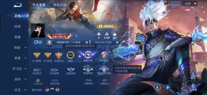 王者荣耀账号安卓QQMWZ108441【V7   127英雄  210皮肤  1典藏  10传说  1万战 2星传说（时