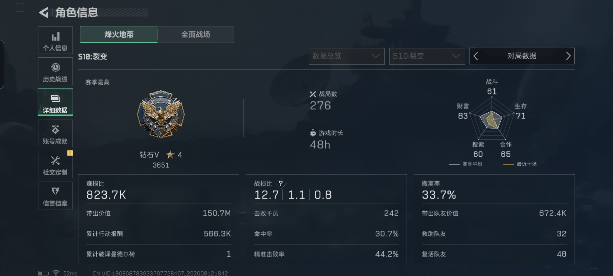SJZMMN4258641三角洲行动账号详情图4 SJZMMN4258641三角洲行动账号详情图4