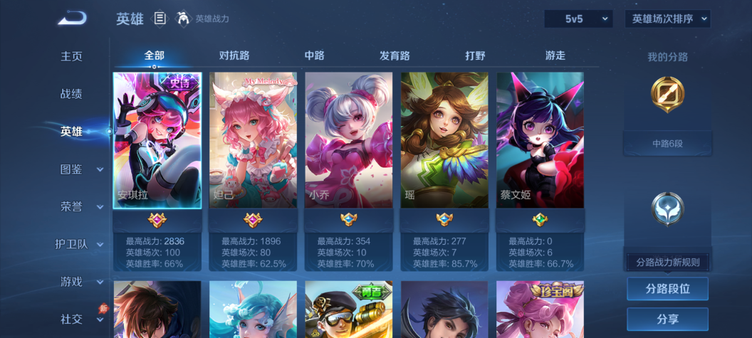 WZQM4599504王者荣耀账号详情图5