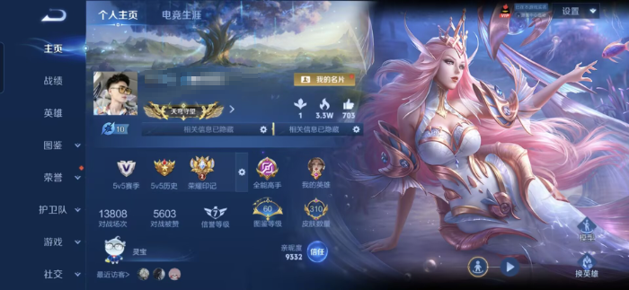 王者荣耀账号安卓QQMWZ108984【310皮肤v6 1典藏（武则天） 6传说  2星传说（幻海之心  幽冥火）】安卓