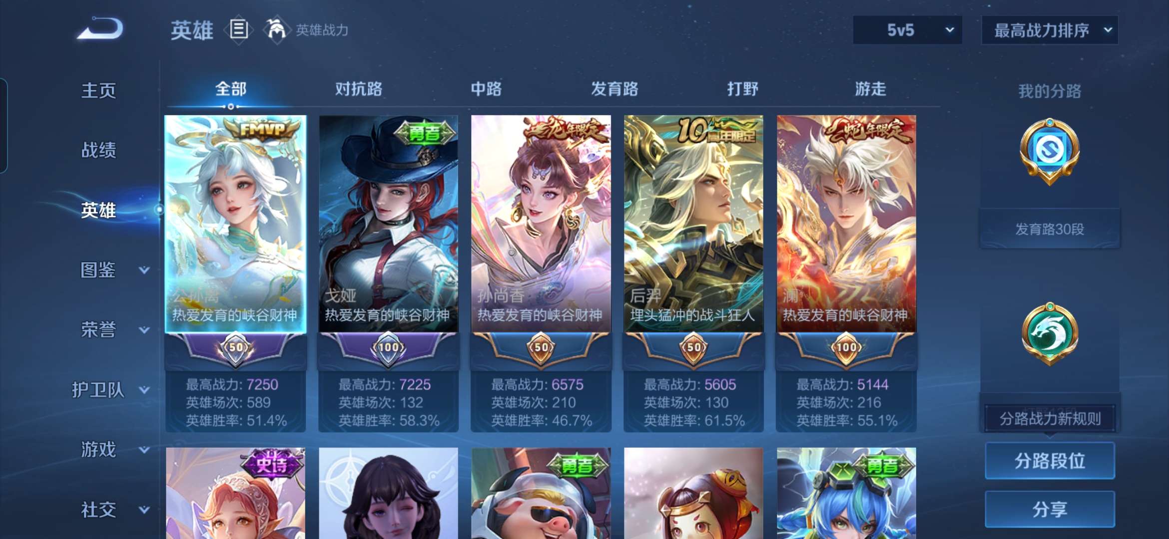 WZMMN4746728王者荣耀账号详情图6 WZMMN4746728王者荣耀账号详情图6