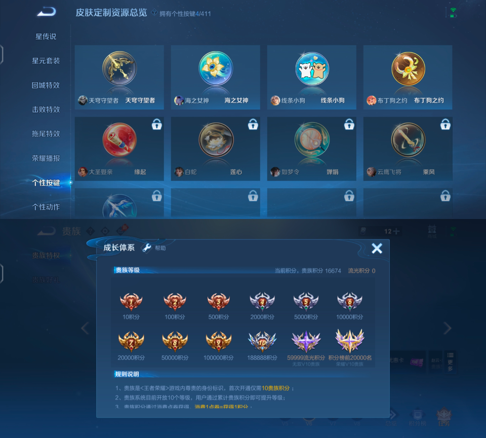 WZQM4411364王者荣耀账号详情图10