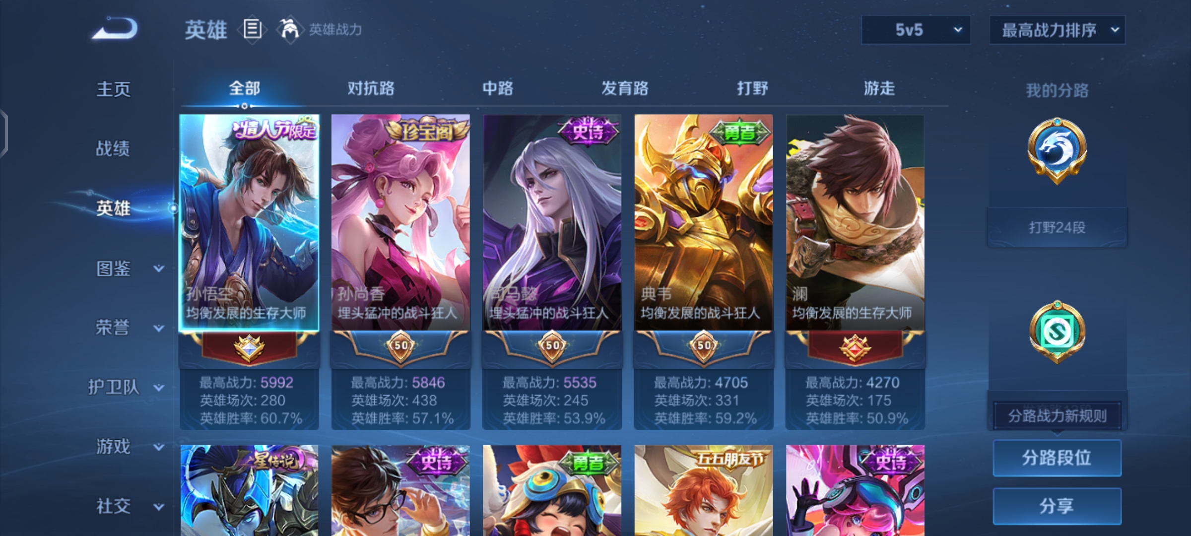 WZQM4648440王者荣耀账号详情图4