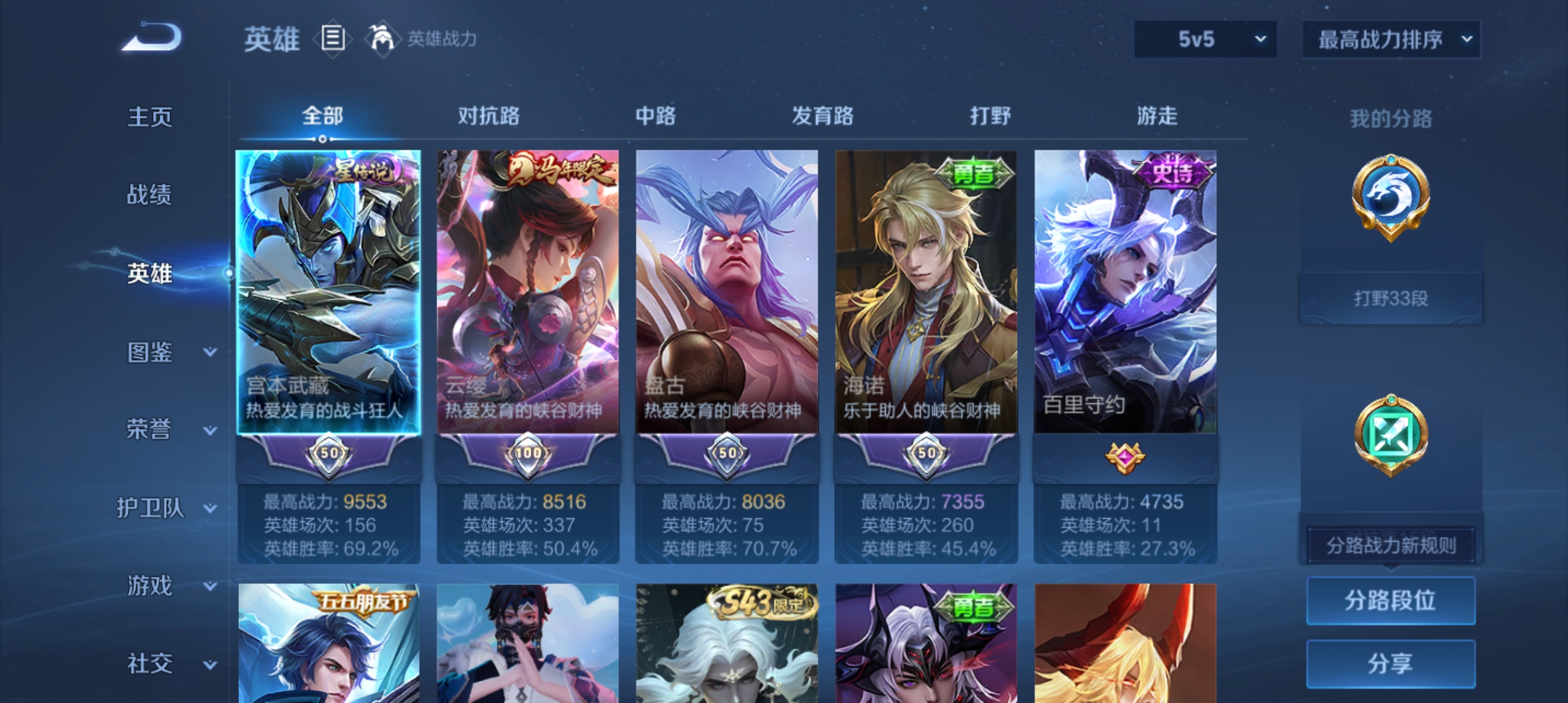 WZMMN4581932王者荣耀账号详情图3 WZMMN4581932王者荣耀账号详情图3