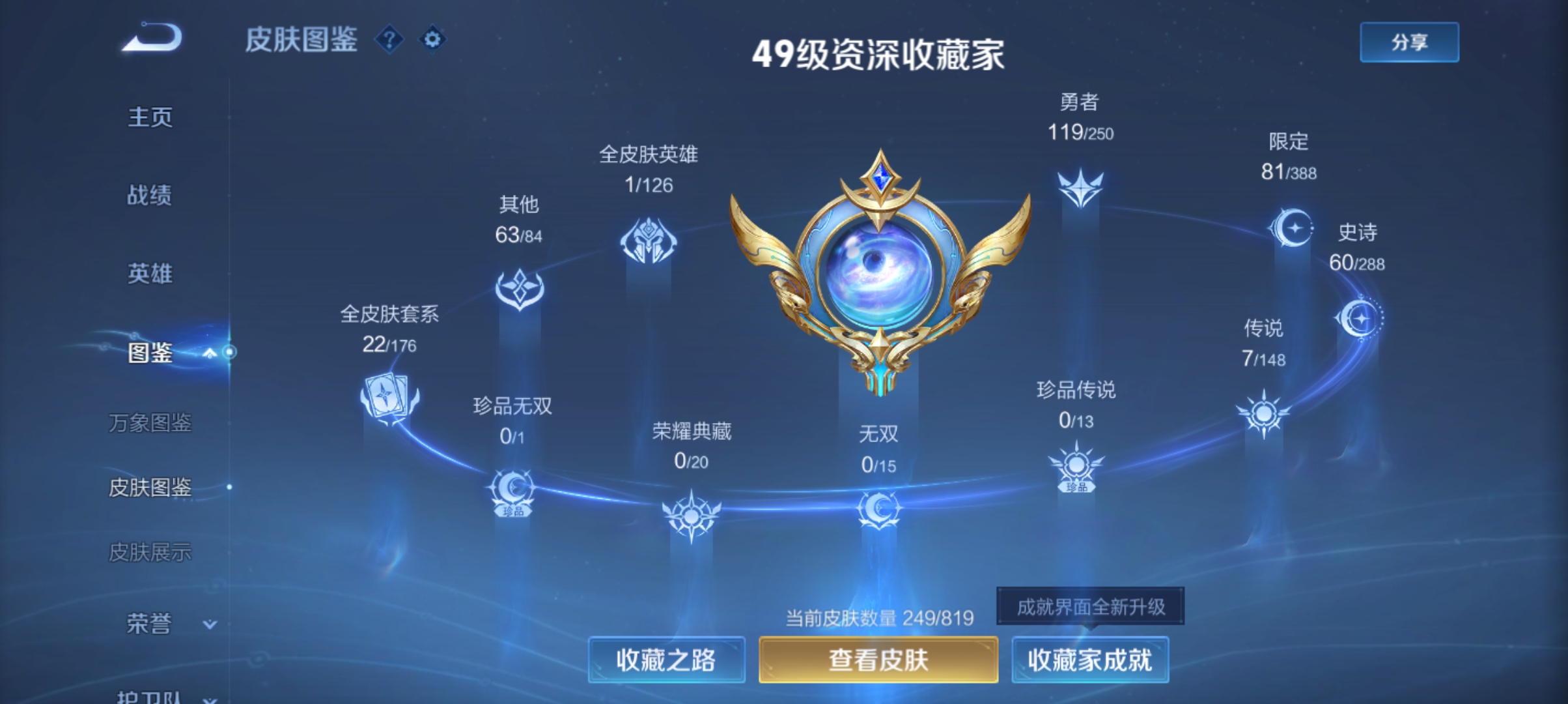 WZMMN4581888王者荣耀账号详情图5 WZMMN4581888王者荣耀账号详情图5
