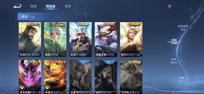 WZMMN4700178王者荣耀账号详情图5