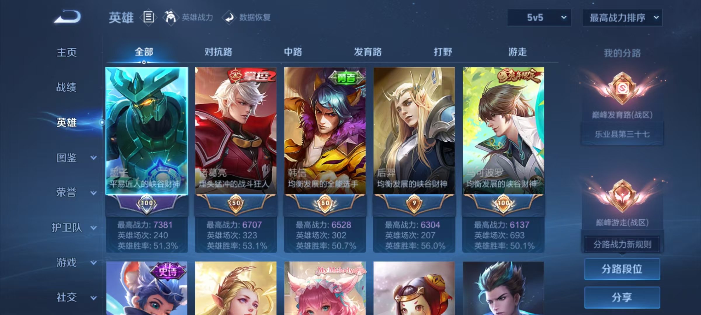 WZMMN4599580王者荣耀账号详情图3 WZMMN4599580王者荣耀账号详情图3