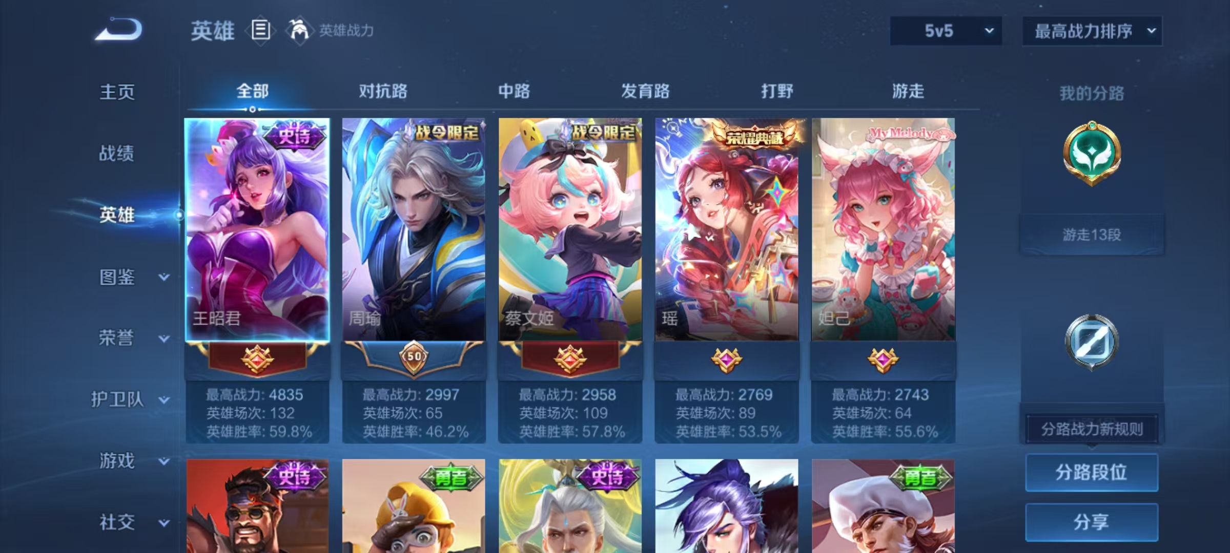 WZQM4603264王者荣耀账号详情图4 WZQM4603264王者荣耀账号详情图4