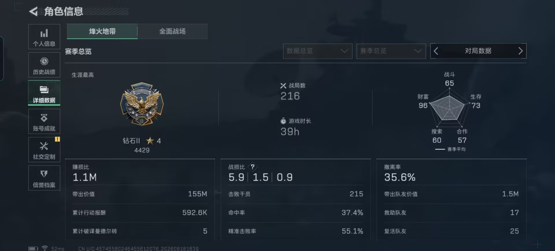 SJZQM4244342三角洲行动账号详情图6 SJZQM4244342三角洲行动账号详情图6