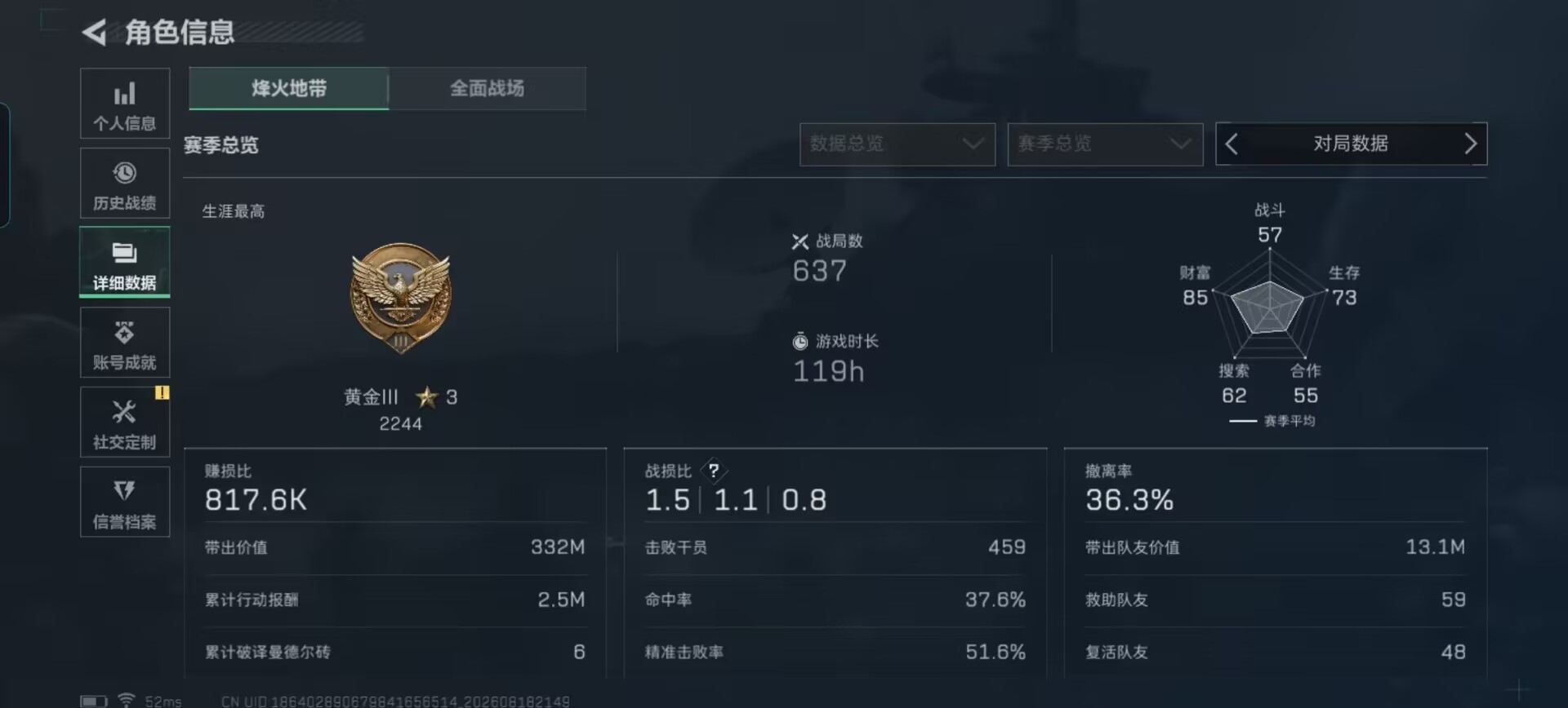 SJZQM4244341三角洲行动账号详情图6