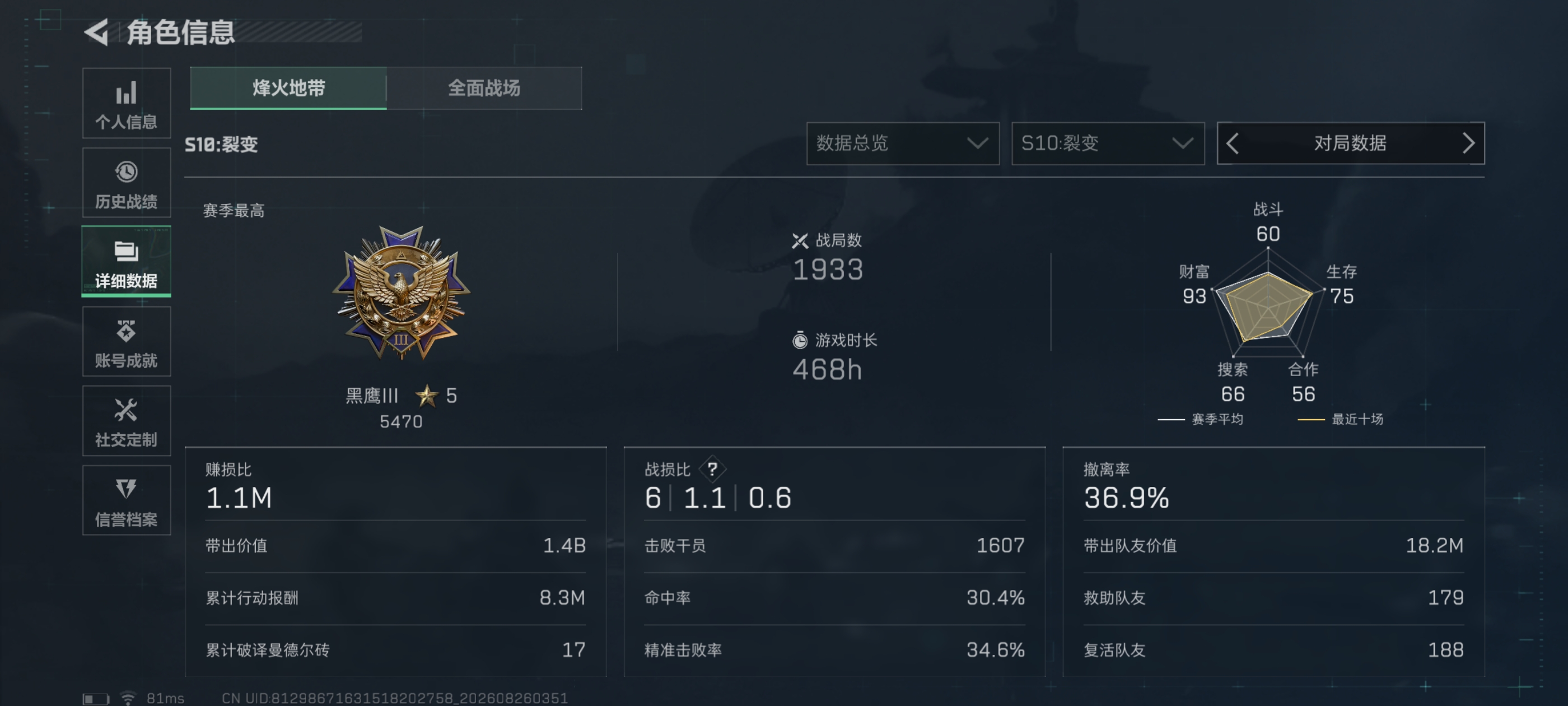 SJZQM4307735三角洲行动账号详情图18 SJZQM4307735三角洲行动账号详情图18