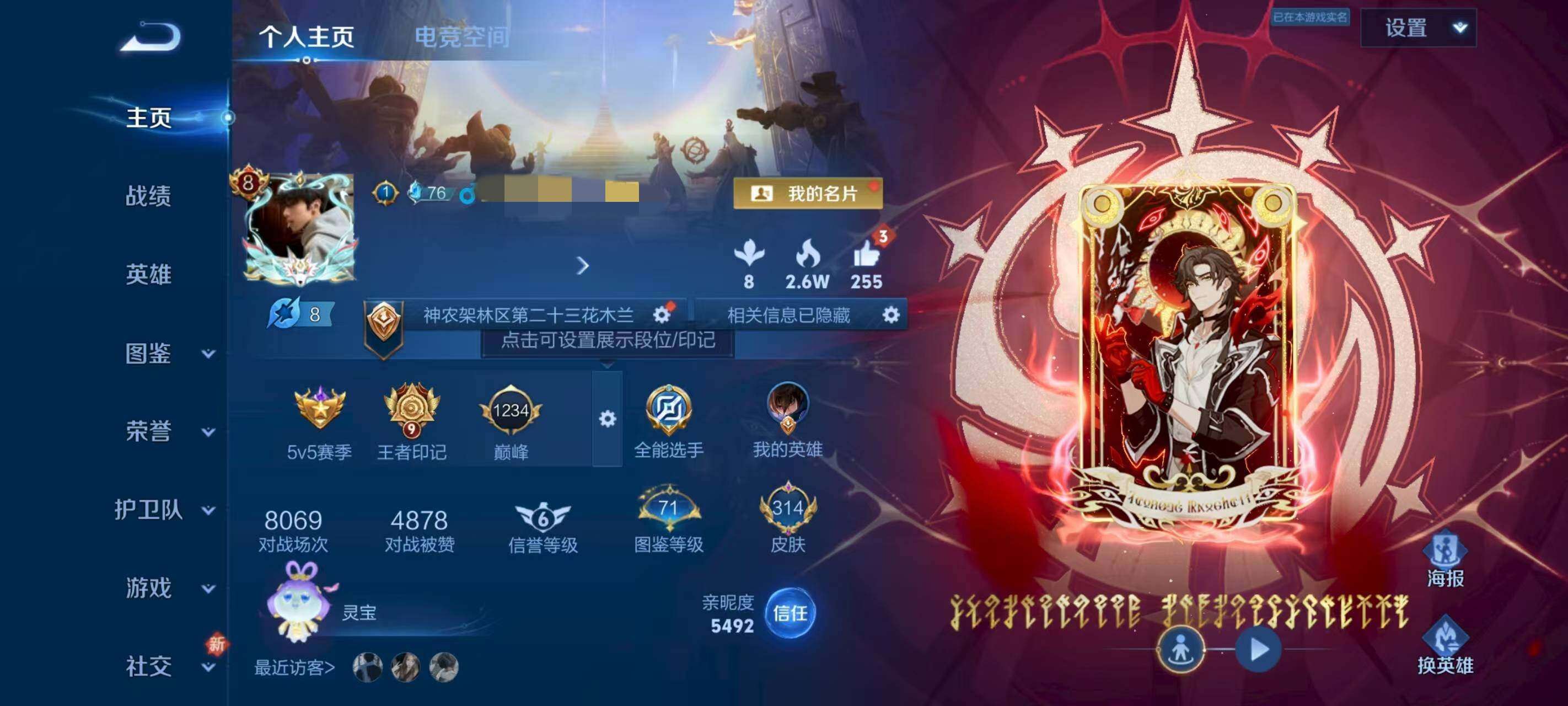 WZQM418272王者荣耀账号详情图3