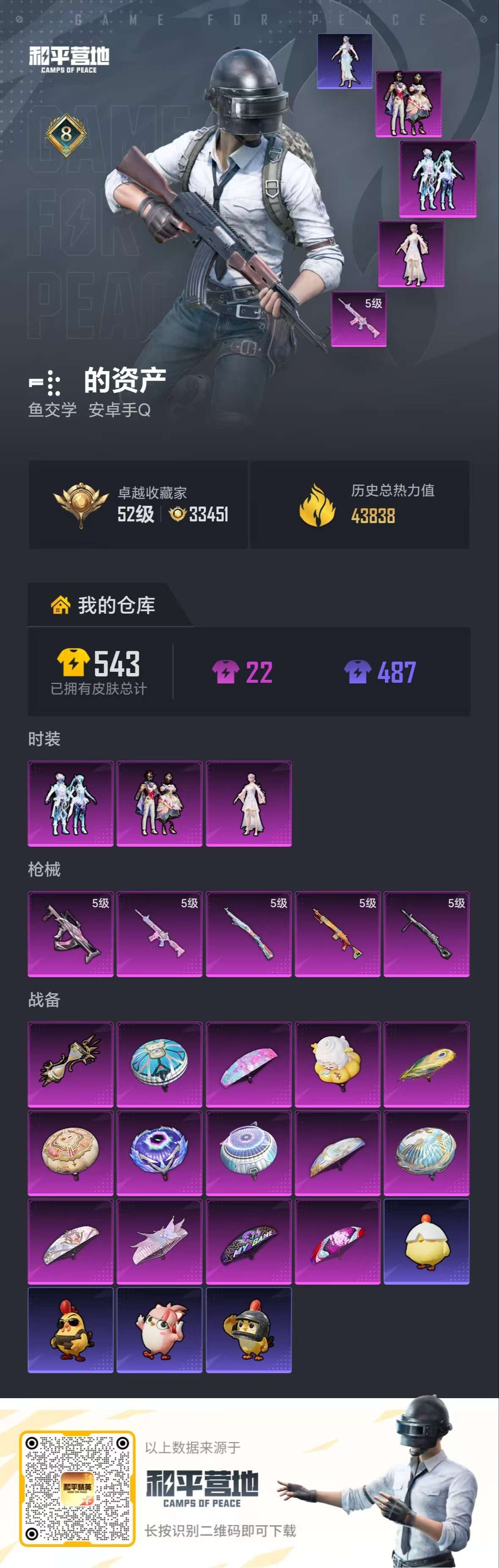 HPQM4260644和平精英账号详情图4