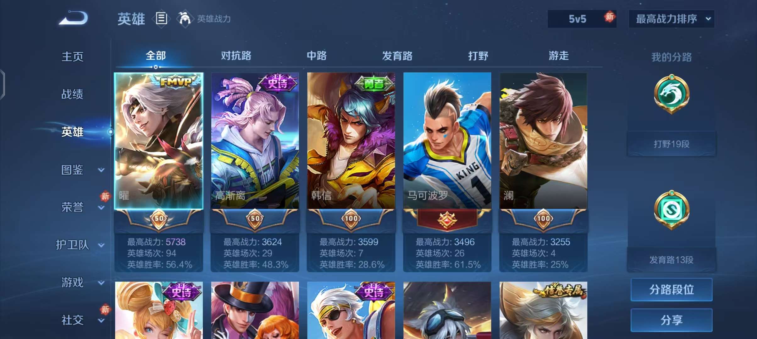 WZCMW4207066王者荣耀账号详情图3