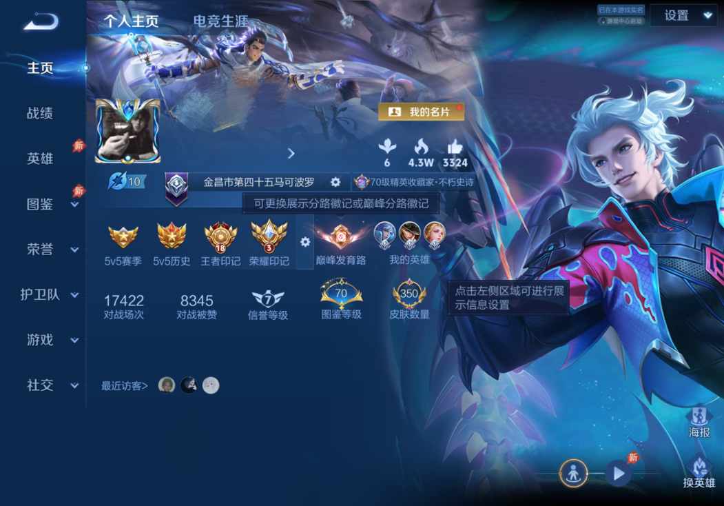 王者荣耀账号苹果QQDSW2899【350皮肤 18传说 2星传说 幽冥之眼 仲夏夜之梦  v8】苹果Q-350皮肤-1