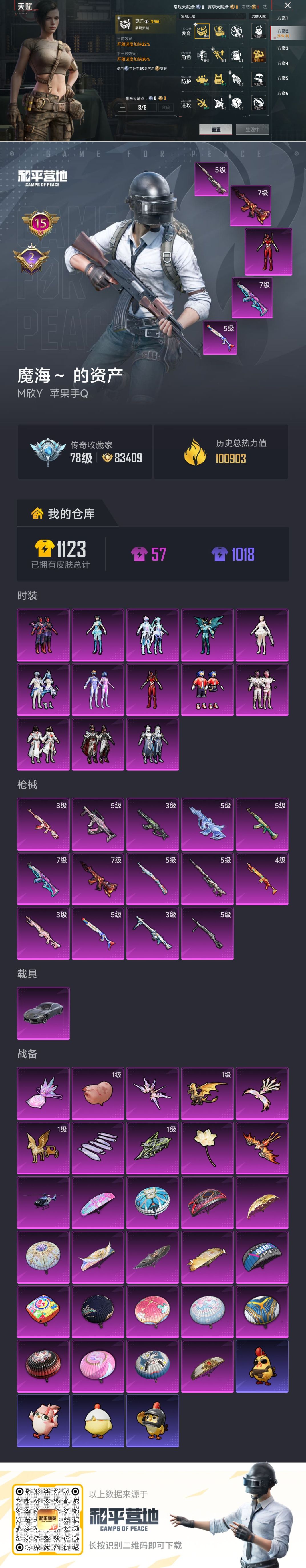 HPQM4165993和平精英账号详情图4