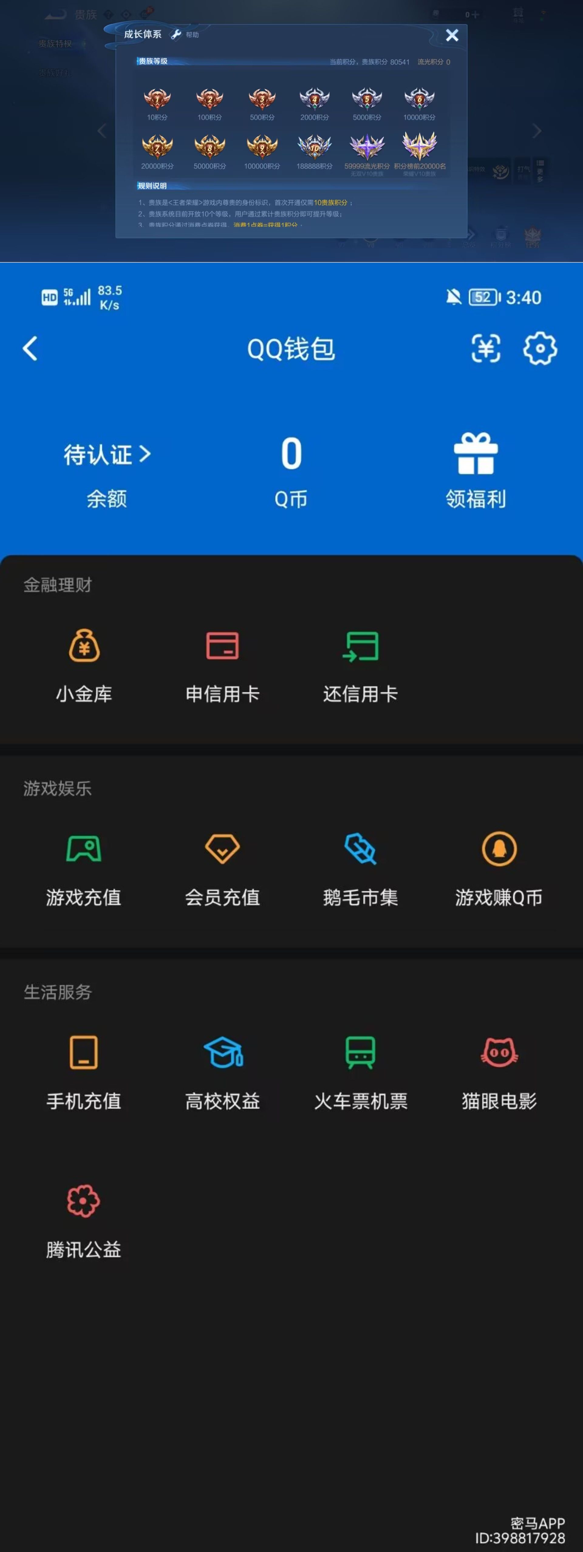 WZQM4419861王者荣耀账号详情图14