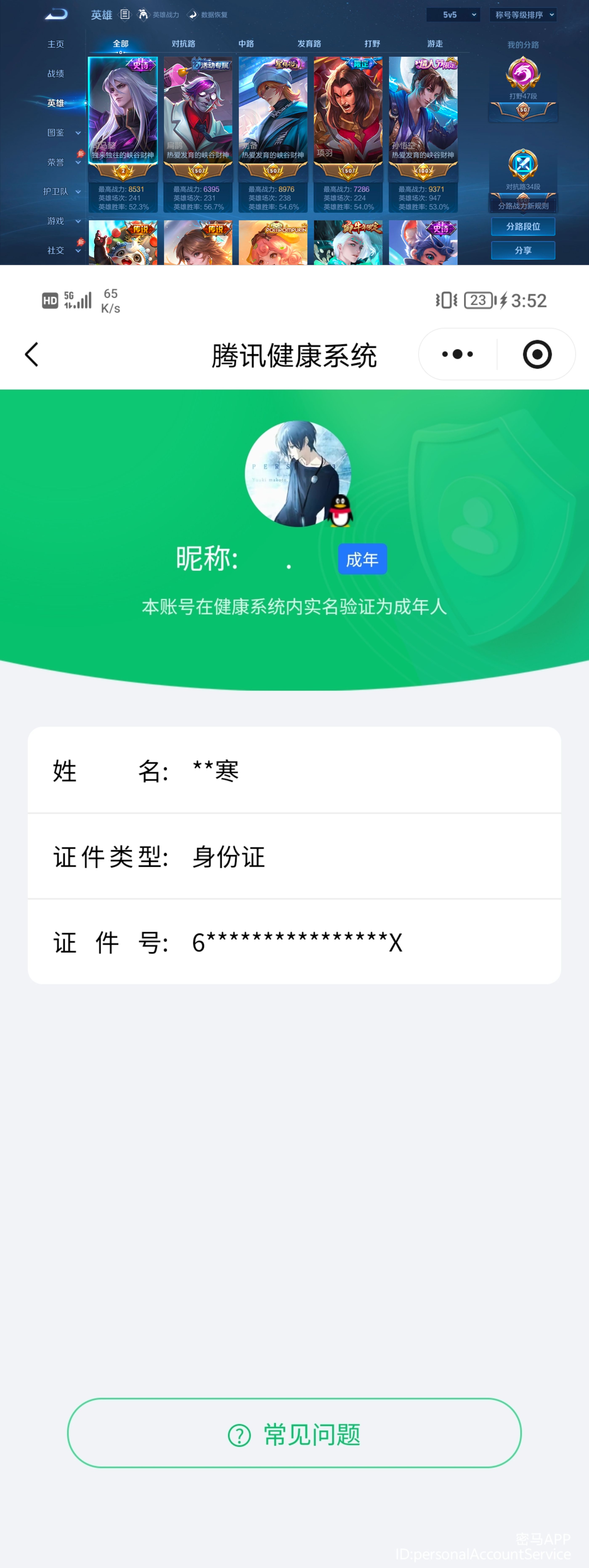 WZQM4419861王者荣耀账号详情图13