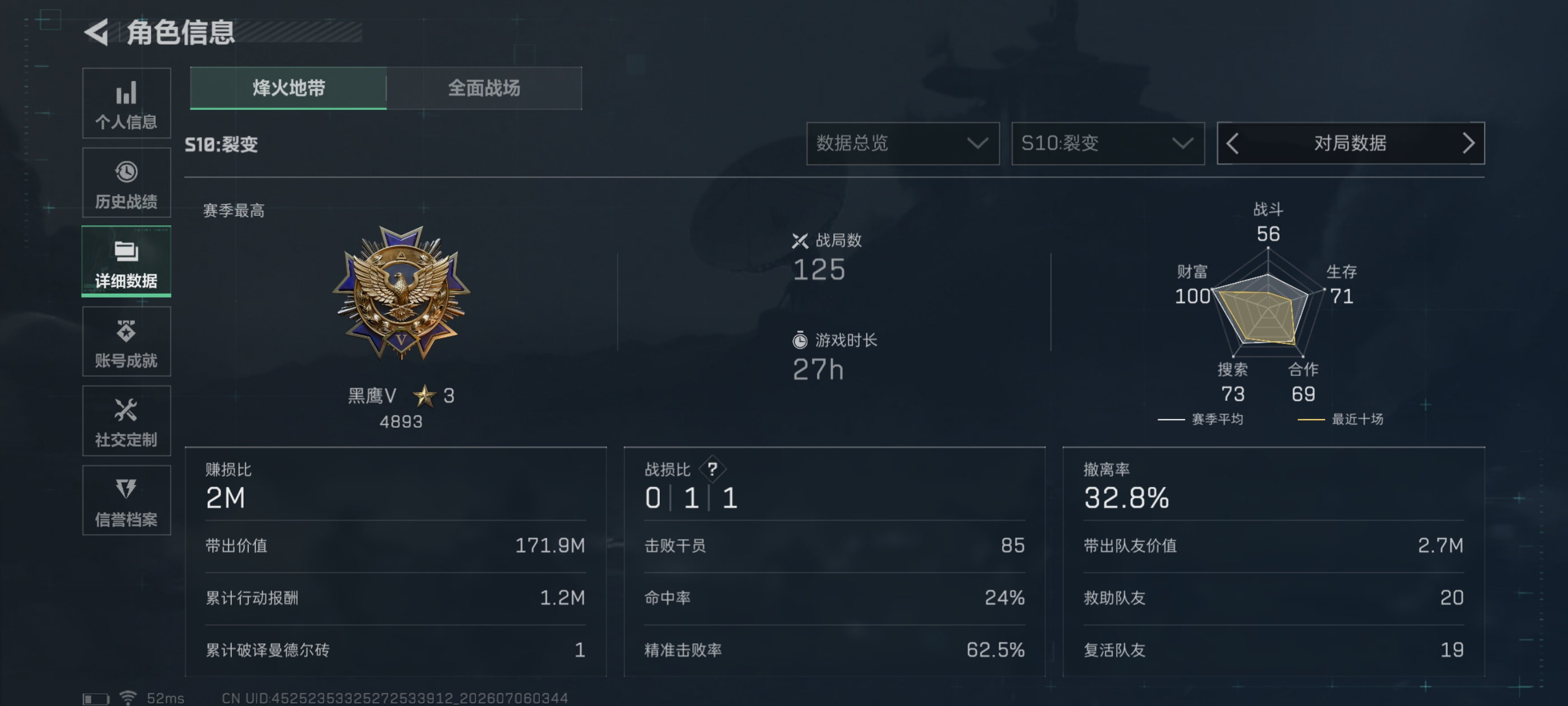 SJZQM4188911三角洲行动账号详情图12 SJZQM4188911三角洲行动账号详情图12
