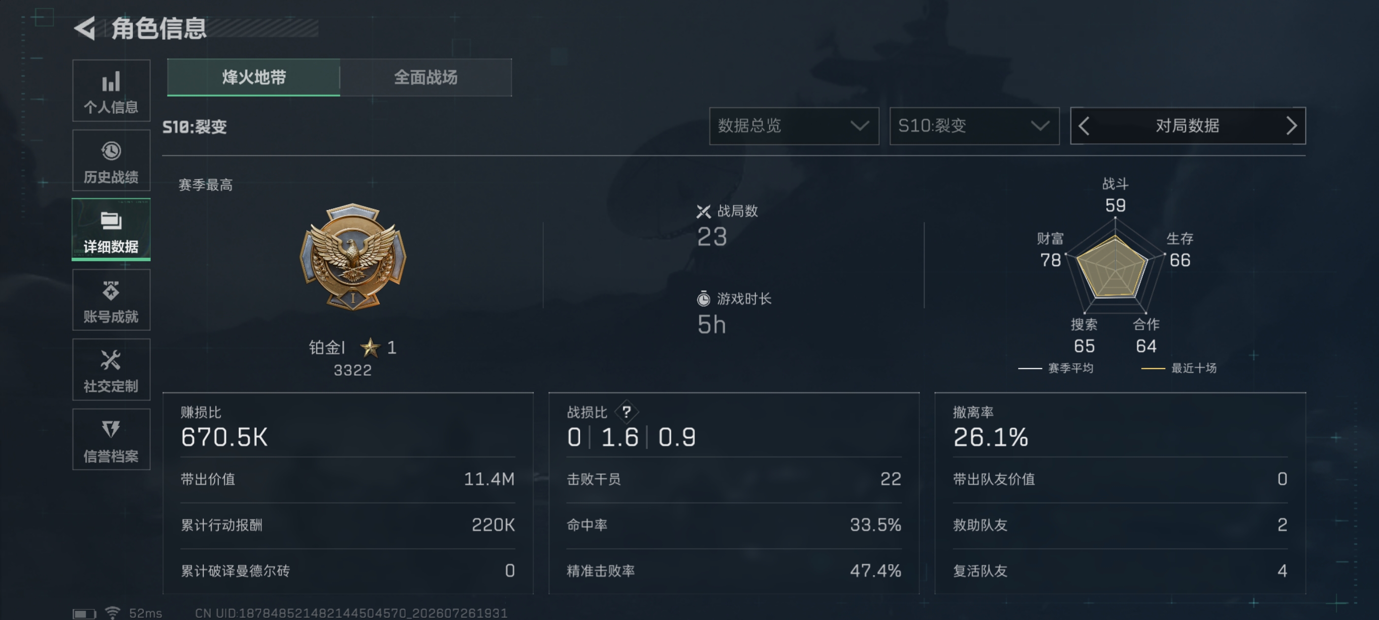 SJZQM4217430三角洲行动账号详情图18 SJZQM4217430三角洲行动账号详情图18